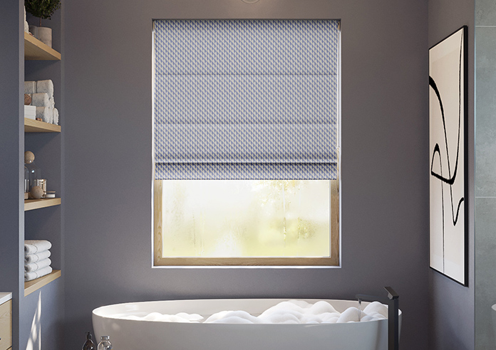 Jaipur, Cobalt - Roman Blind - Image 3